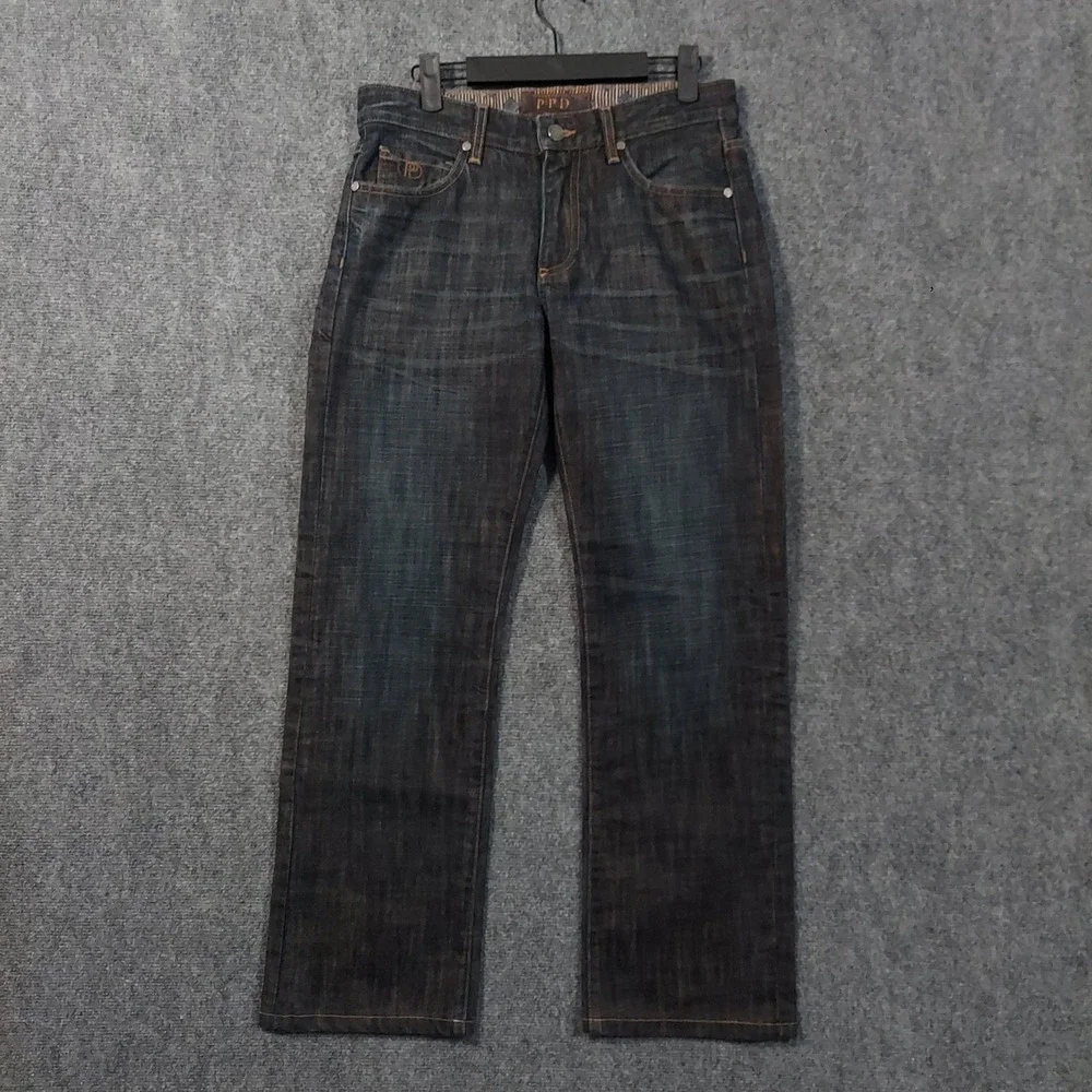 Paige PPD Jeans Mens 29 Blue Dark Wash‎ Doheny Straight Leg Made in USA Denim